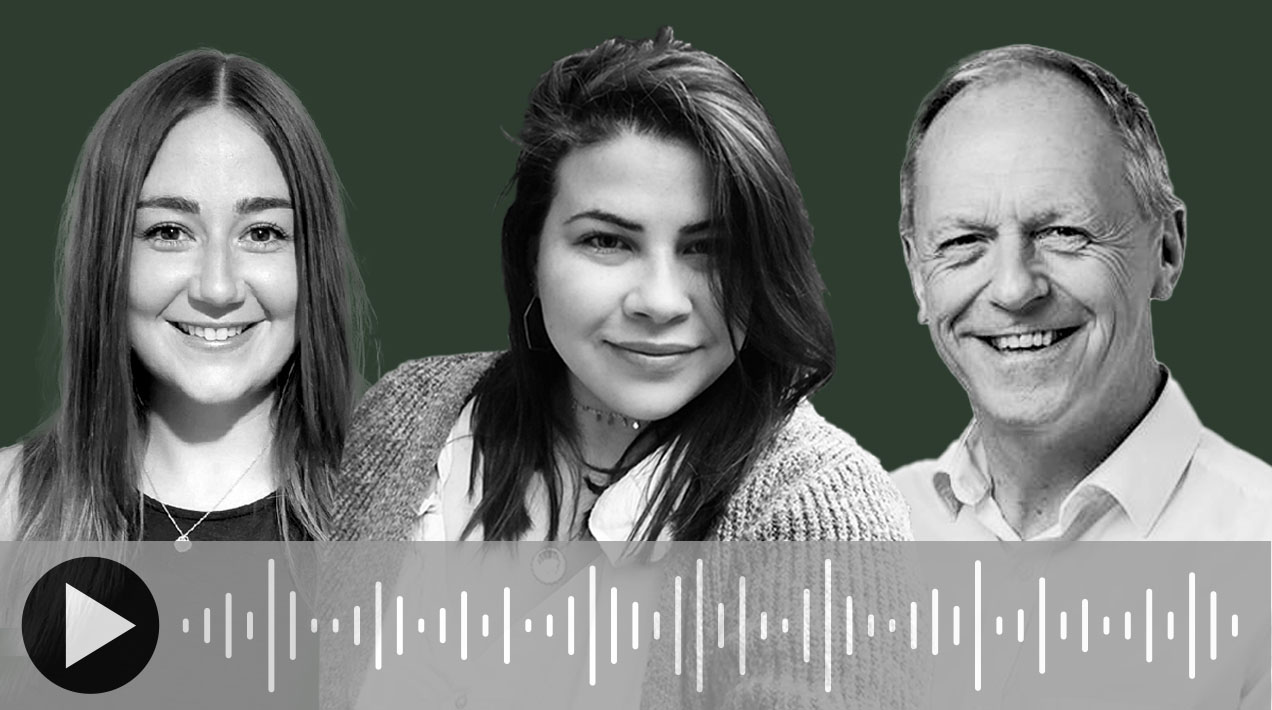 Emma Hindle, Rachael Forsyth and Brian Smith